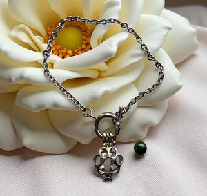 Colección charms color plateado