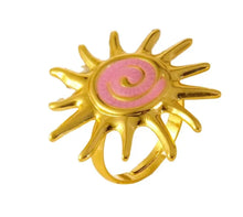 5) Golden Sun Adjustable Ring – Anillo de Sol Ajustable