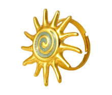 5) Golden Sun Adjustable Ring – Anillo de Sol Ajustable