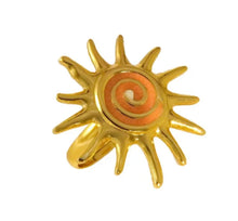 5) Golden Sun Adjustable Ring – Anillo de Sol Ajustable